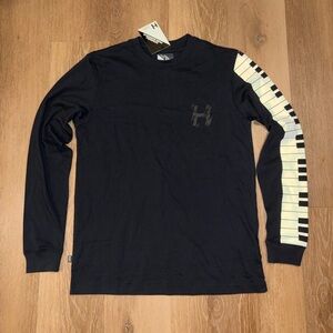 HUF Downhill From Skidrokyo Accordion Long sleeve Men’s Short Size Medium New